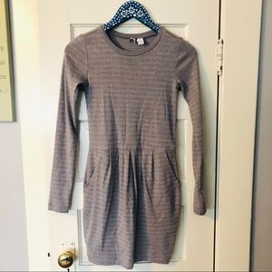 Nordstrom BP Long Sleeve Heathered Grey dress S